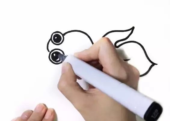 小金魚簡筆畫怎么畫