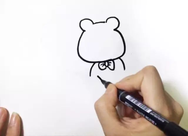 快樂的一只小青蛙簡筆畫