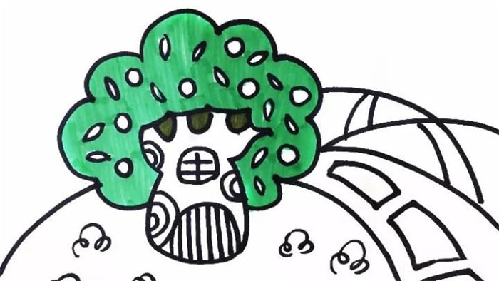 大樹房子簡(jiǎn)筆畫怎么畫圖片