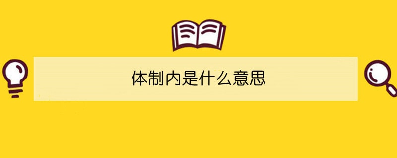 體制內(nèi)是什么意思