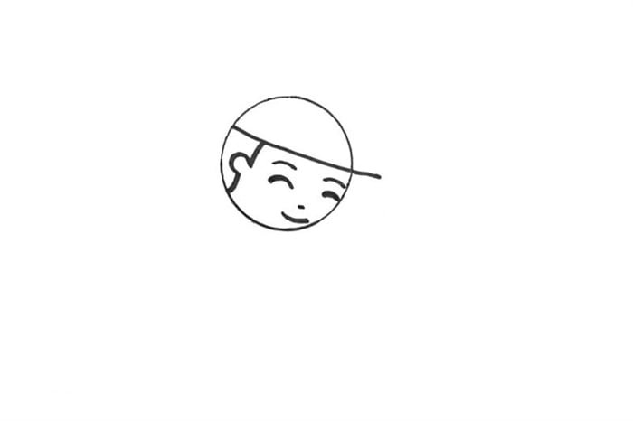 植樹節(jié)人物小男孩簡(jiǎn)筆畫畫法
