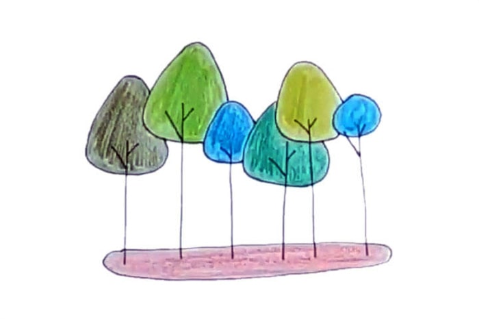 植樹節(jié)卡通簡筆畫怎么畫