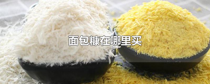 面包糠哪里有賣(mài)