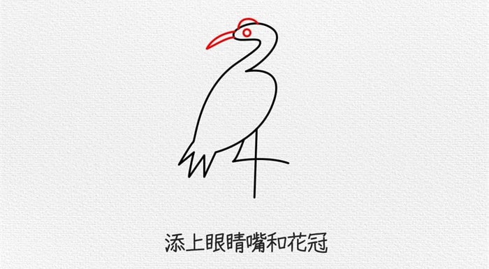 白鶴簡(jiǎn)筆畫怎么畫簡(jiǎn)單又漂亮