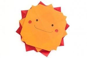 太陽手工折紙教程