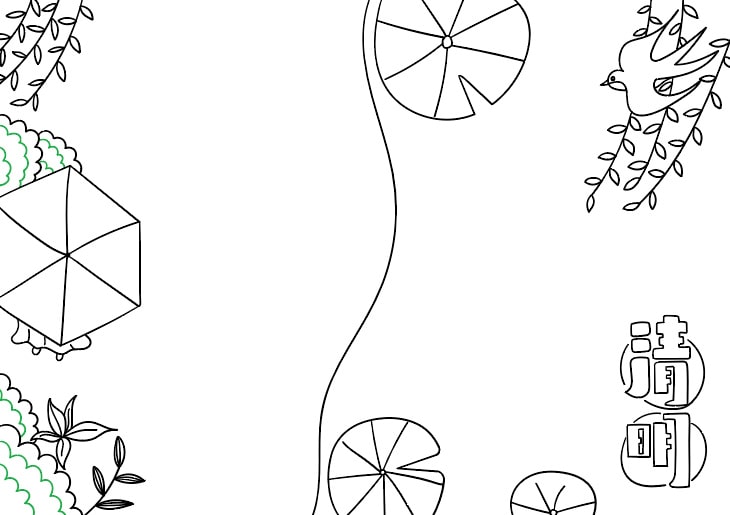 清明節(jié)手抄報(bào)圖片簡(jiǎn)單又漂亮