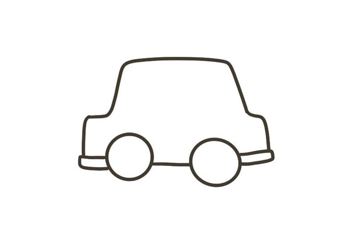 簡(jiǎn)單好畫的小汽車簡(jiǎn)筆畫教程