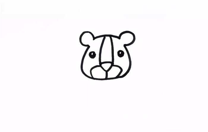 獅子兒童簡筆畫教程