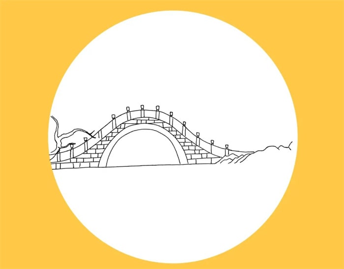 煙花三月下?lián)P州兒童風(fēng)景畫圖片步驟