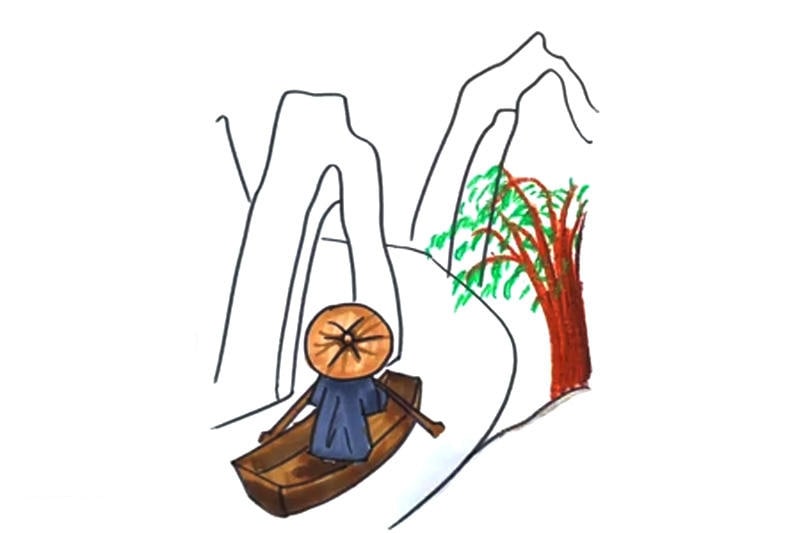 清明節(jié)兒童簡(jiǎn)筆畫圖片教程