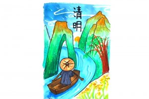 清明節(jié)兒童簡筆畫圖片教程