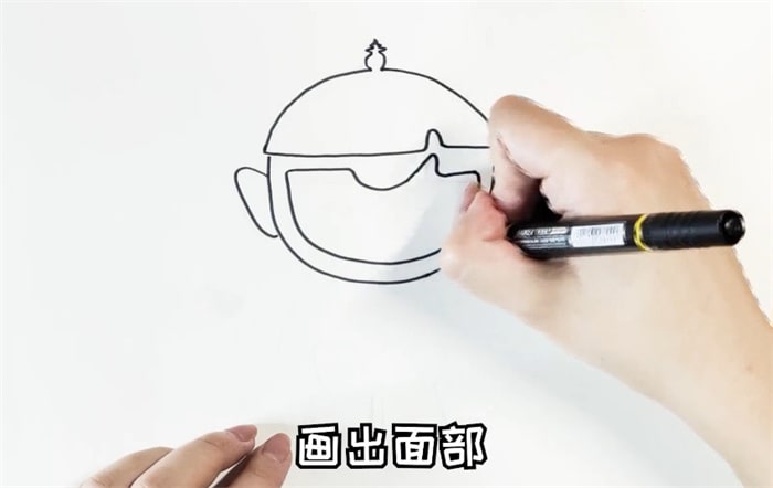2022杭州亞運(yùn)會吉祥物蓮蓮簡筆畫怎么畫