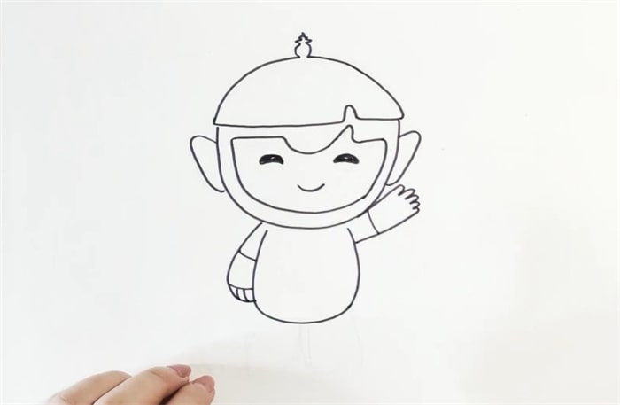 2022杭州亞運(yùn)會吉祥物蓮蓮簡筆畫怎么畫