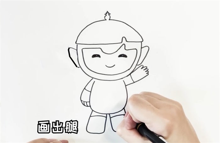 2022杭州亞運(yùn)會吉祥物蓮蓮簡筆畫怎么畫