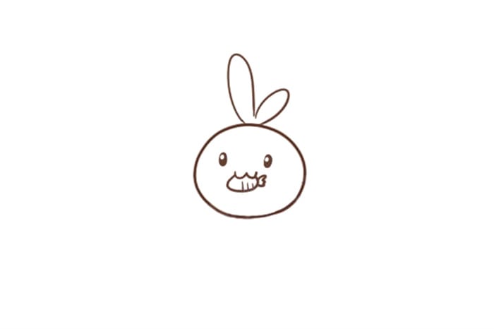 吃胡蘿卜的可愛(ài)小兔子簡(jiǎn)筆畫(huà)怎么畫(huà)