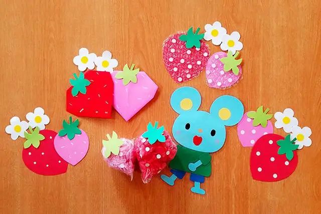 幼兒手工制作草莓的幾種簡單方法
