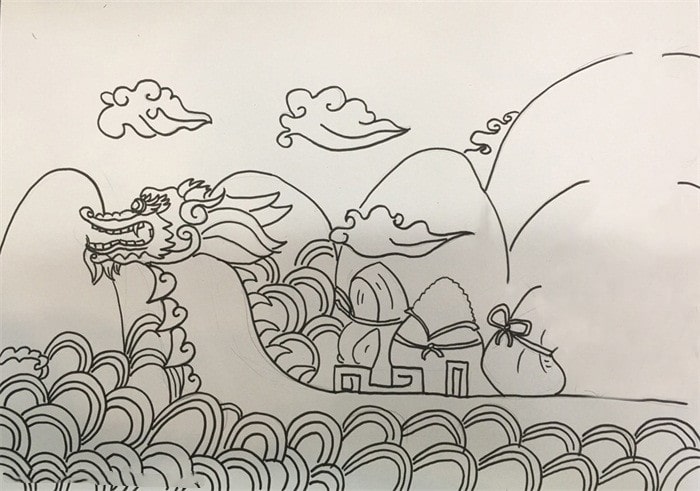 端午古詩配畫