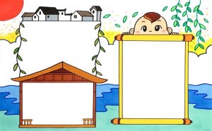 簡(jiǎn)單又漂亮的清明節(jié)手抄報(bào)圖片教程