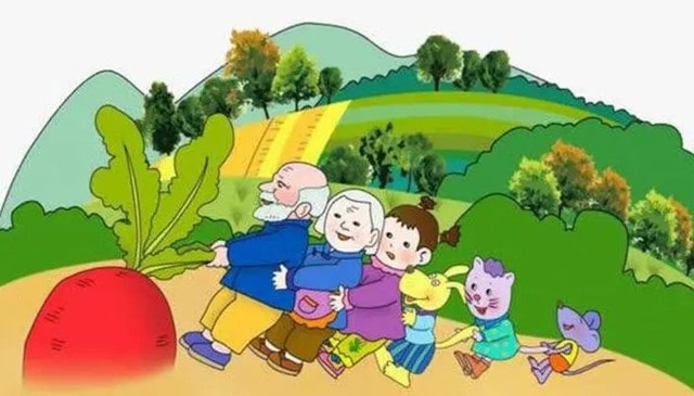 幼兒園小班語言活動(dòng)教案《拔蘿卜》