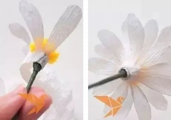手工制作小雛菊紙藝花