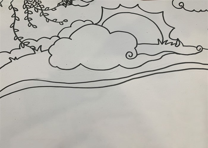 詠柳古詩配畫